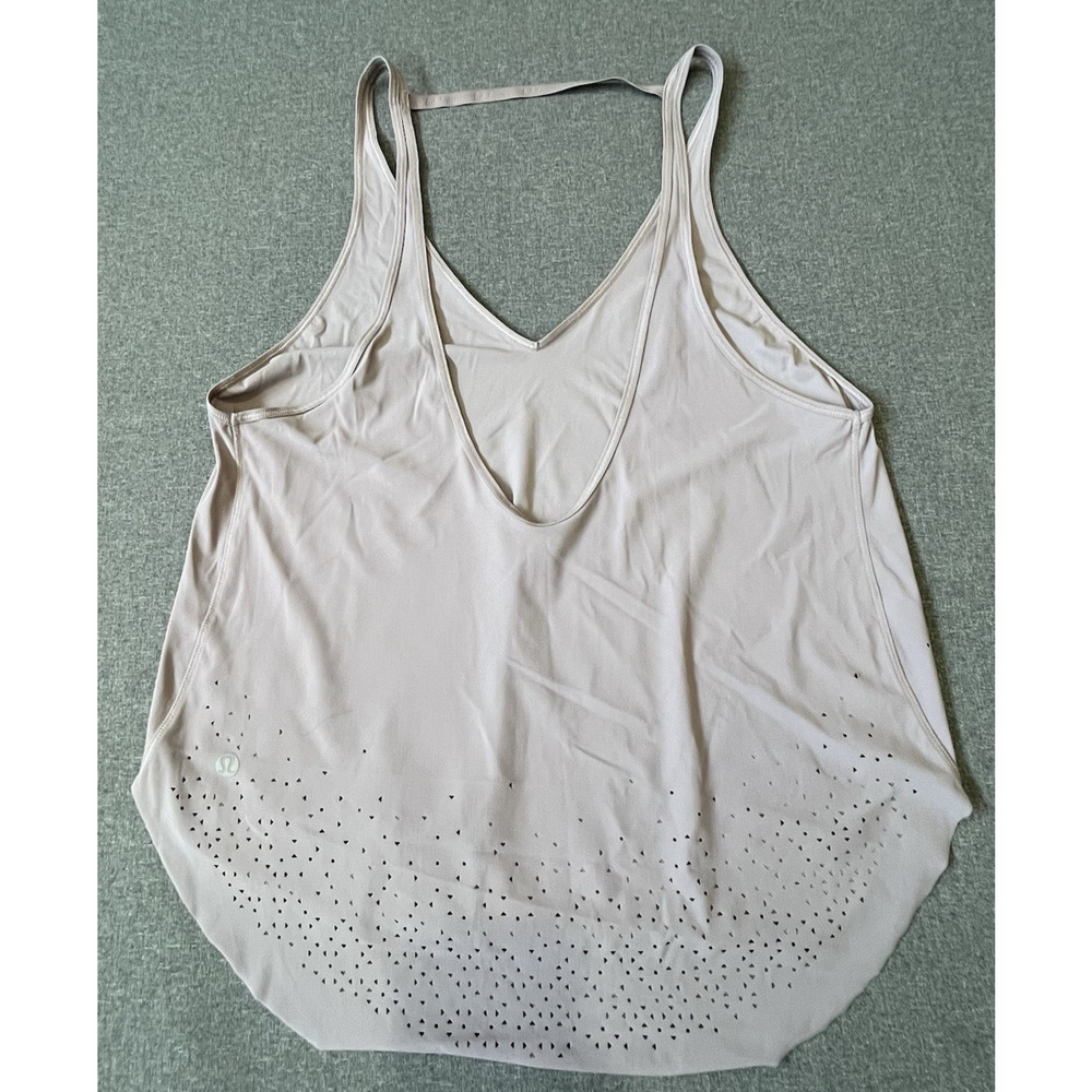 Lululemon Set Free Run Tank Size 12 Smoky Blush pink